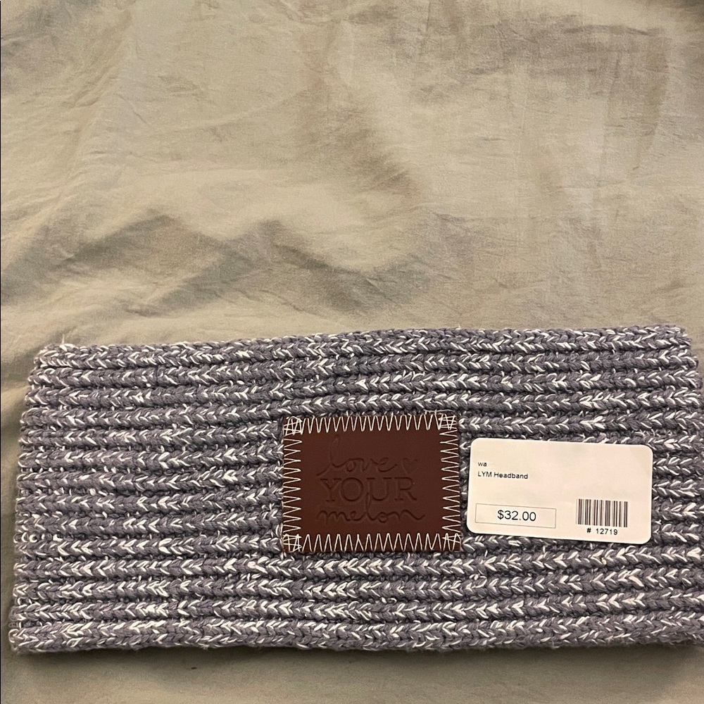 Love Your Melon Charcoal Knit Headband